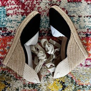 Reformation Camille Espadrilles Black Size 6